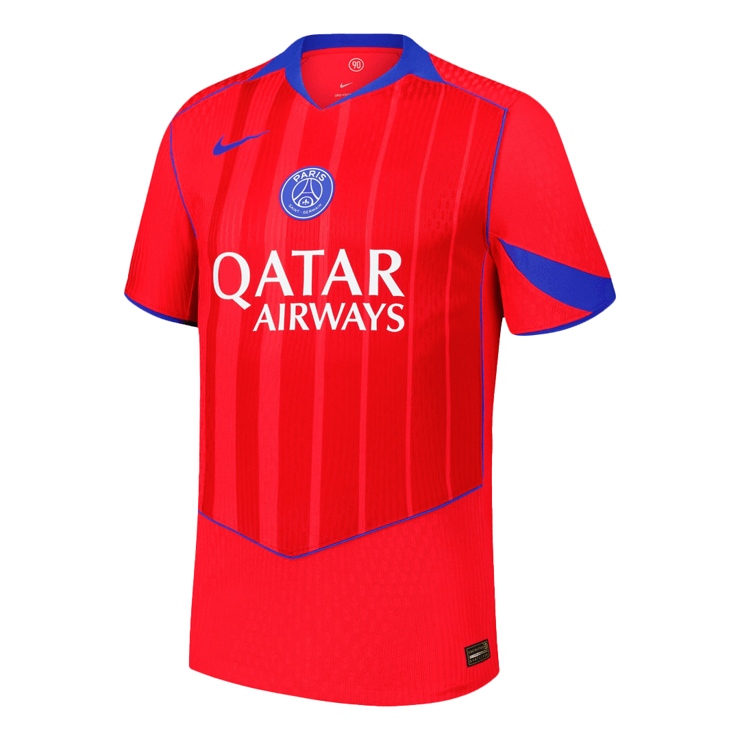 PSG Tröja O.DEMBÉLÉ #10 2025/26 Tredje Autentisk Röd