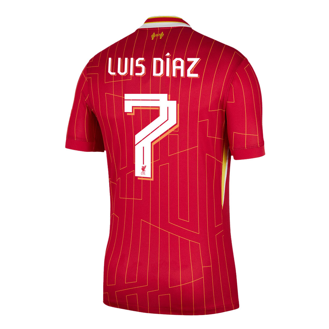 Liverpool Hemma Fotbollströja LUIS DÍAZ #7 2024/25 Premium - UCL