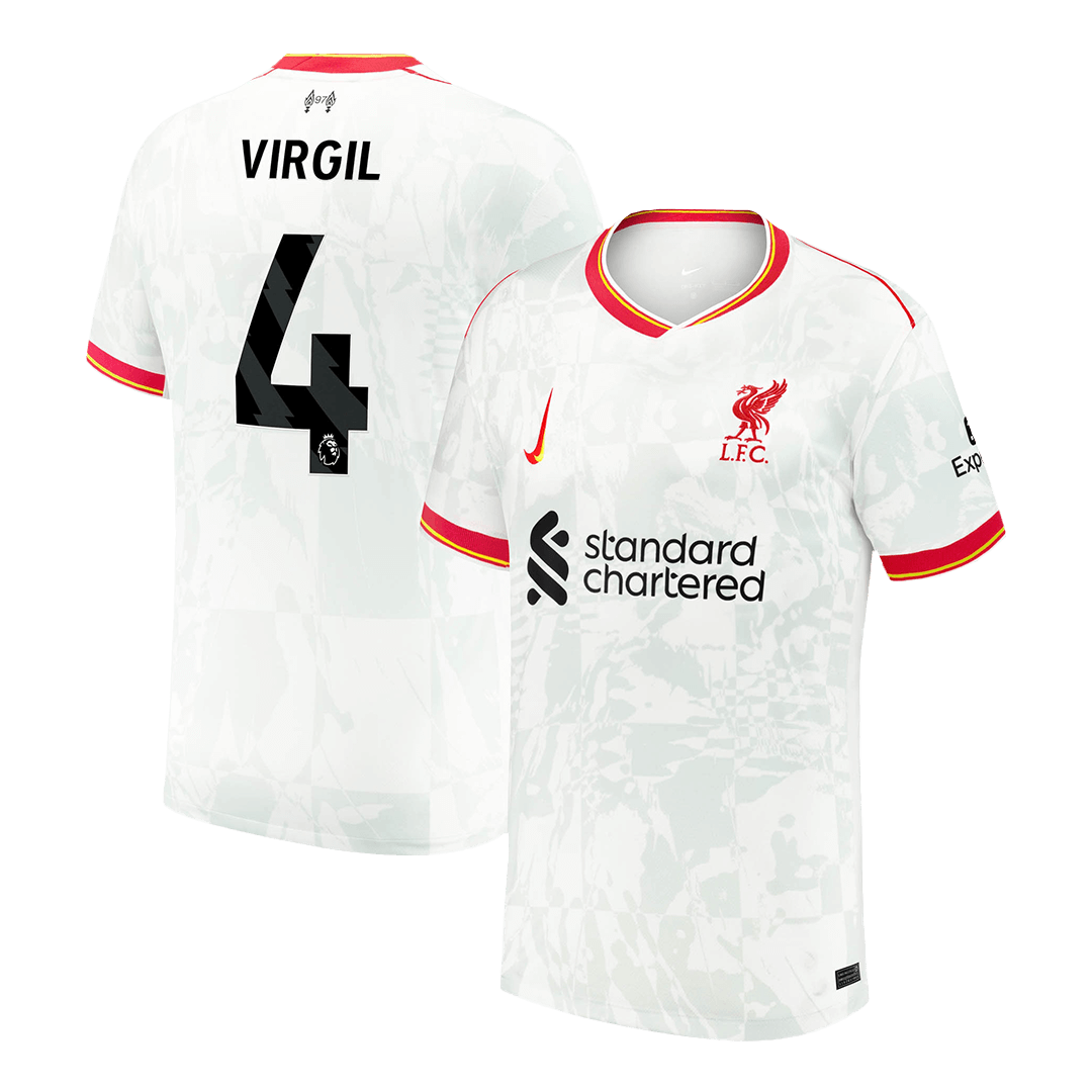 Liverpool Tredjeställ Fotbollströja VIRGIL #4 2024/25