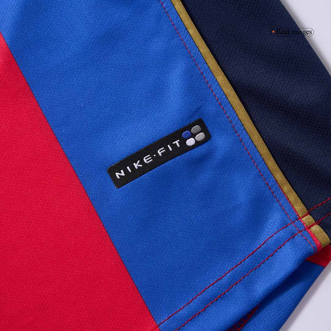Retro Barcelona Hemma Fotbollströja XAVI #6 2001/02