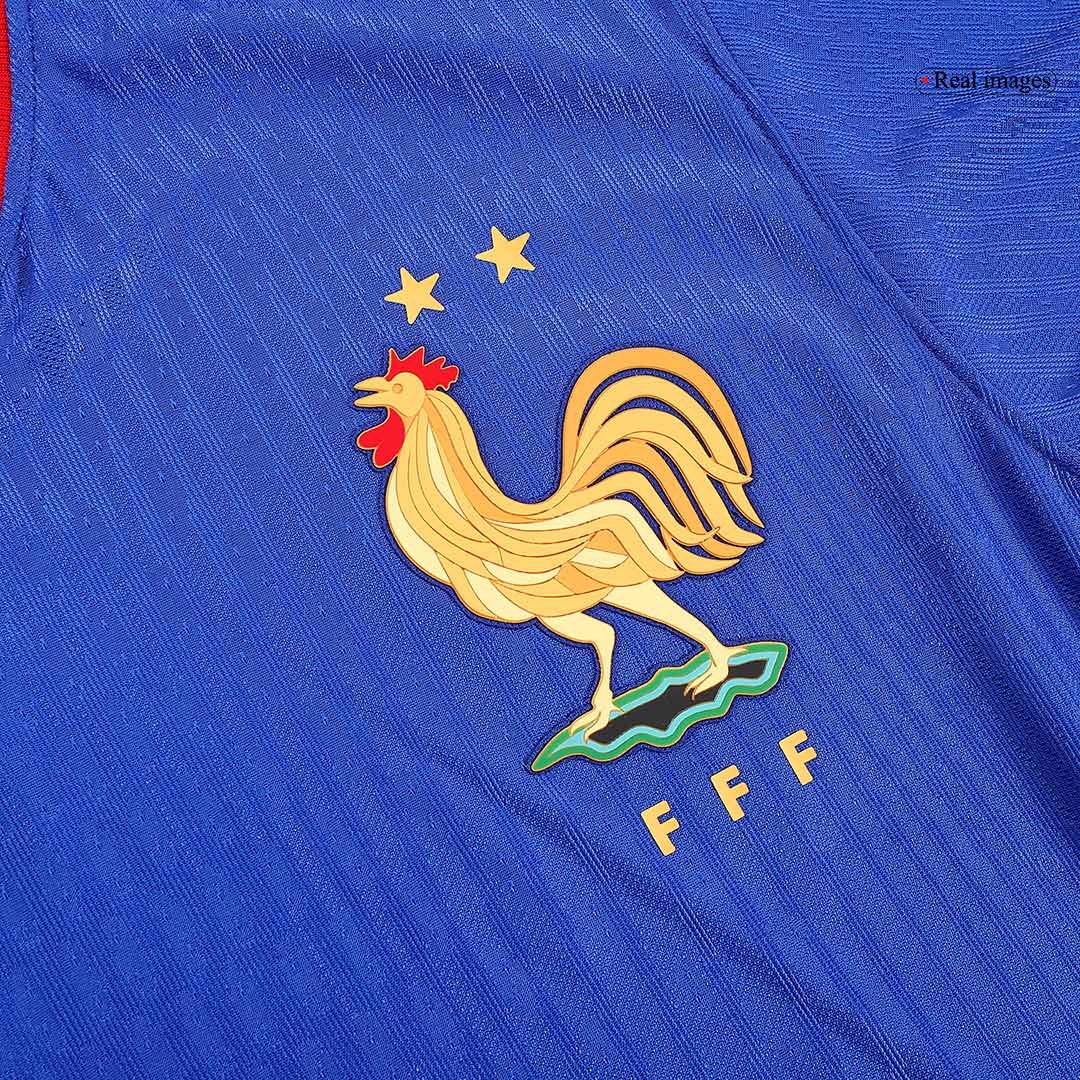Frankrike Hemma fotbollströjor 2024 Autentisk