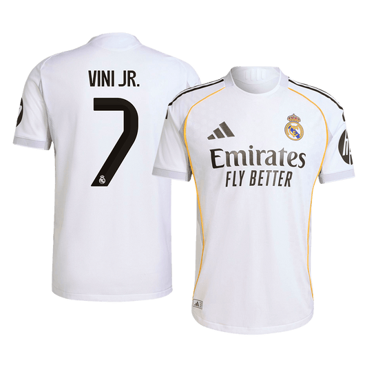 VINI JR. #7 Real Madrid Hemma Fotbollströjor 2025/26 Autentisk-1
