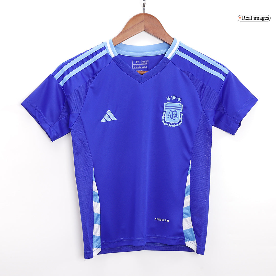 Argentina Borta Fotbollströja 2024
Fotbollssats Barn