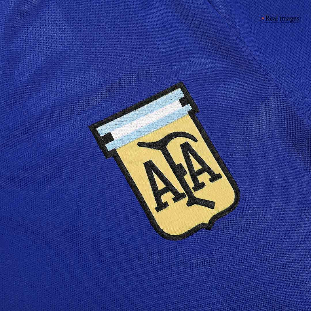 Argentina Borta Fotbollströjor 1986 Retro