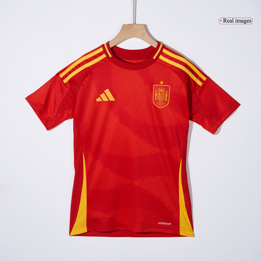 Spanien Hemma Fotbollströja Euro 2024
Fotbollssats Barn
