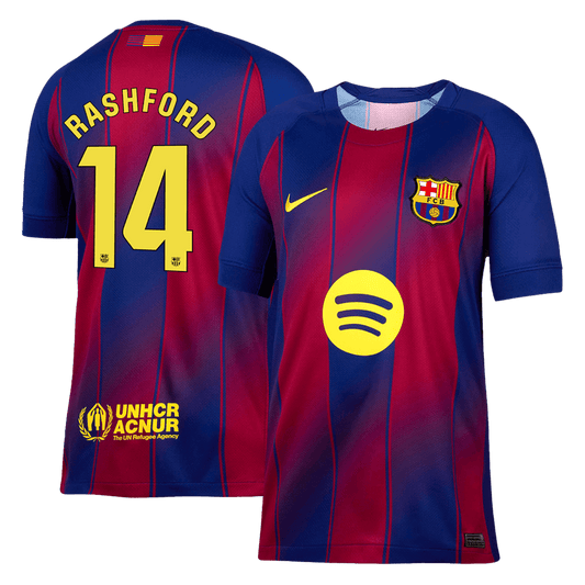RASHFORD #14 Barcelona Tröja 2025/26 Hemma-1