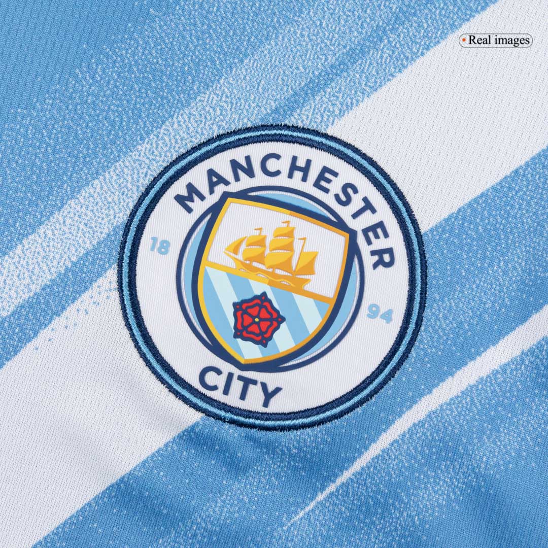 REIJNDERS #4 Manchester City Tröja 2025/26 Hemma Premium Blå