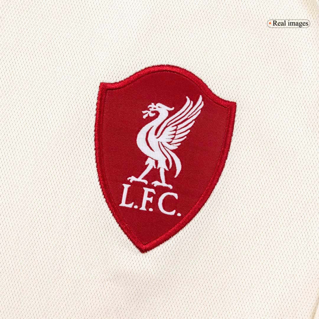 Liverpool Tröja 2025/26 Borta Vit Dam