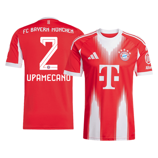 Bayern Munich Tröja UPAMECANO #2 2025/26 Hemma Röd-1