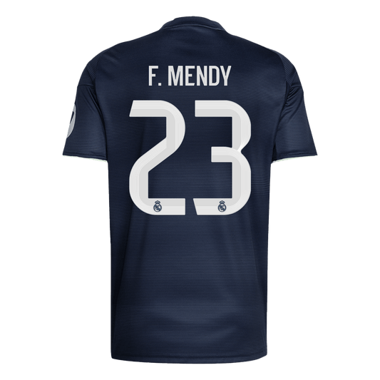 Real Madrid Tröja F.MENDY #23 2025/26 Borta Mörkblå