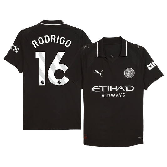 RODRIGO #16 Manchester City Tröja 2025/26 Borta Autentisk-1