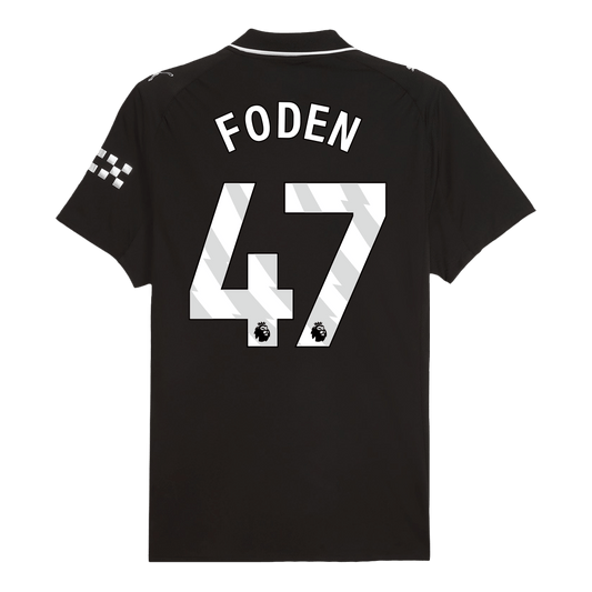 FODEN #47 Manchester City Tröja 2025/26 Borta Autentisk