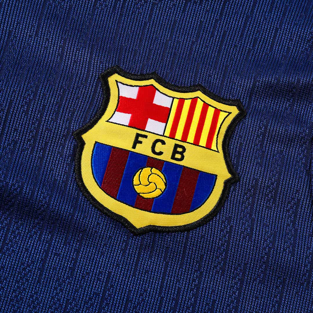 Barcelona Tröja & Träningsset(Jacka+Byxor) 2025/26 Mörkblå Barn