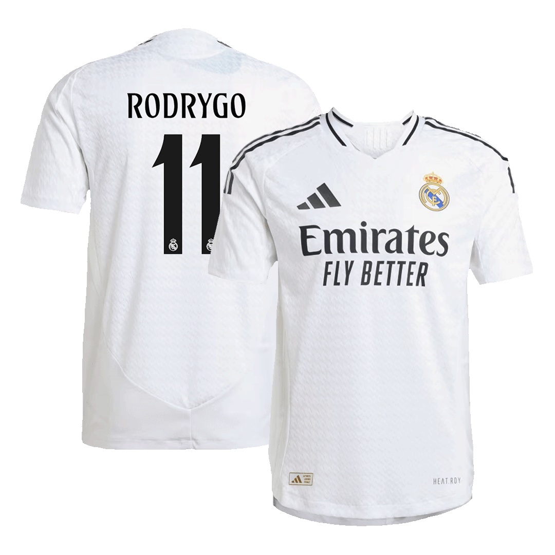 Real Madrid Hemma Fotbollströja RODRYGO #11 2024/25 Autentisk