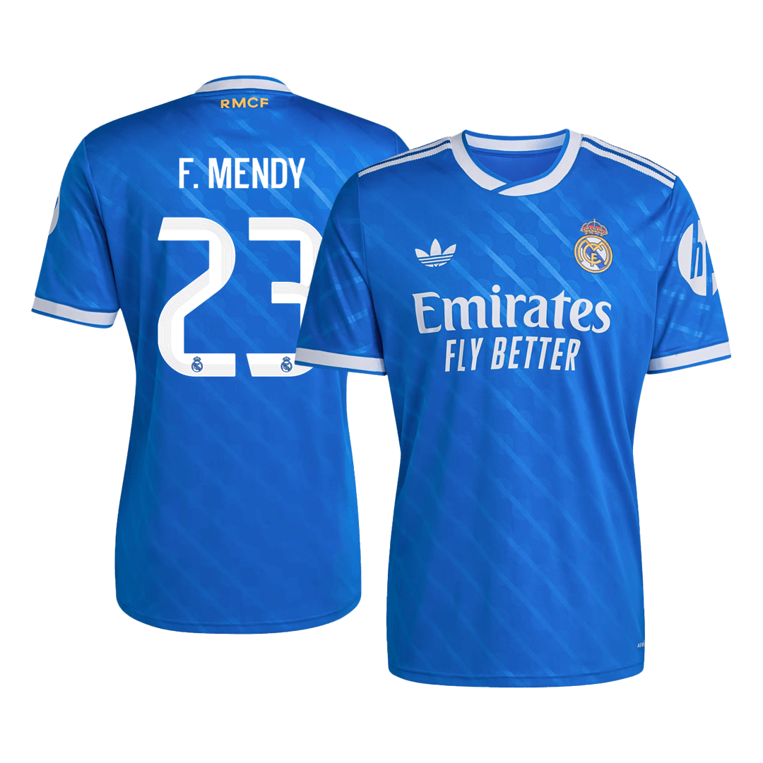 Real Madrid Tröja F. MENDY #23 2025/26 Tredje Blå