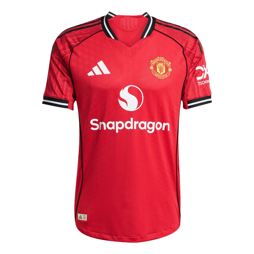 Manchester United Tröja 2025/26 Hemma Autentisk