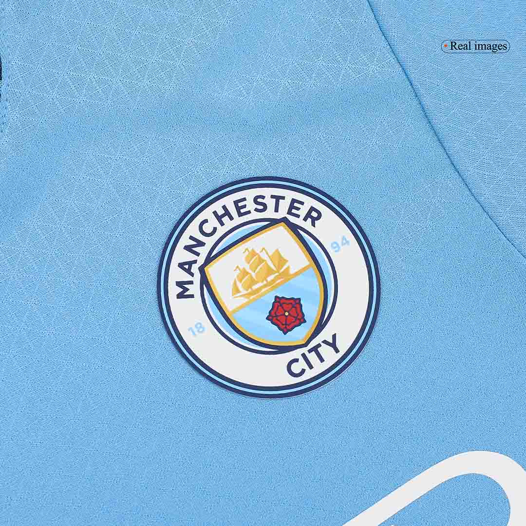 Manchester City Hemma Fotbollströja HAALAND #9 2024/25 Autentisk - UCL