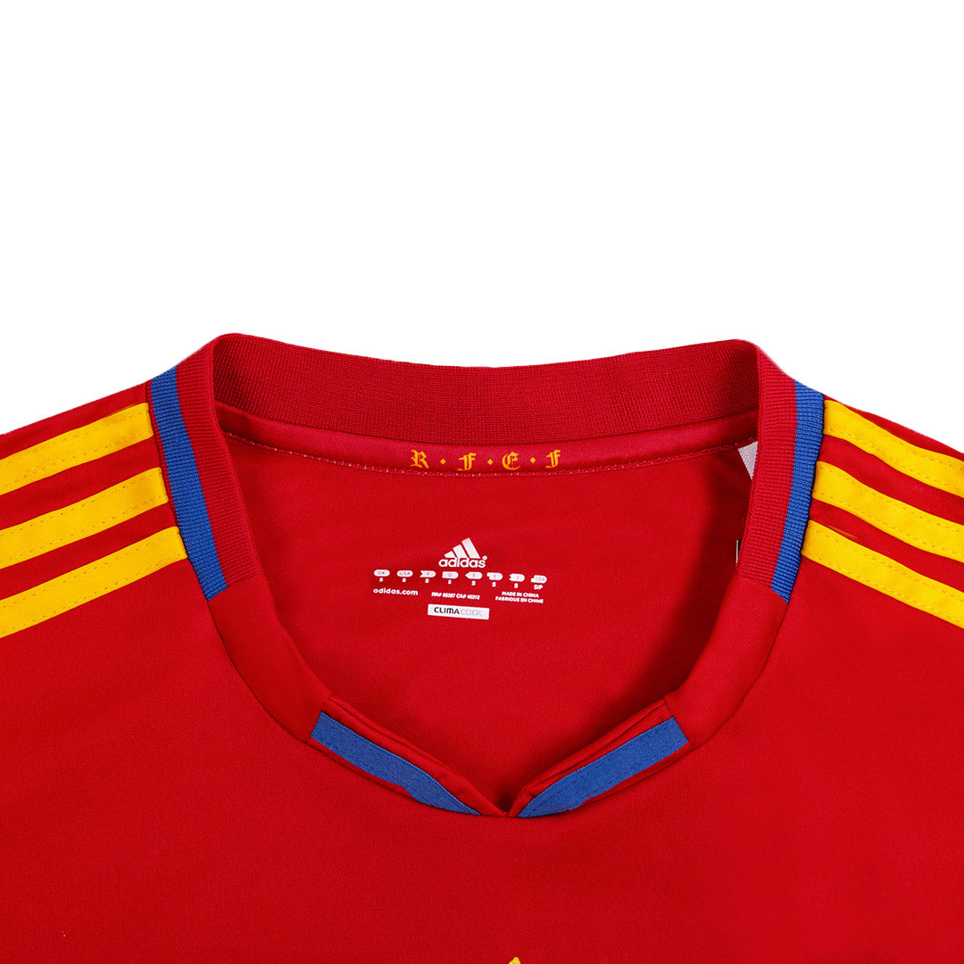 XAVI #8 Spanien Hemma Fotbollströjor 2010 Retro