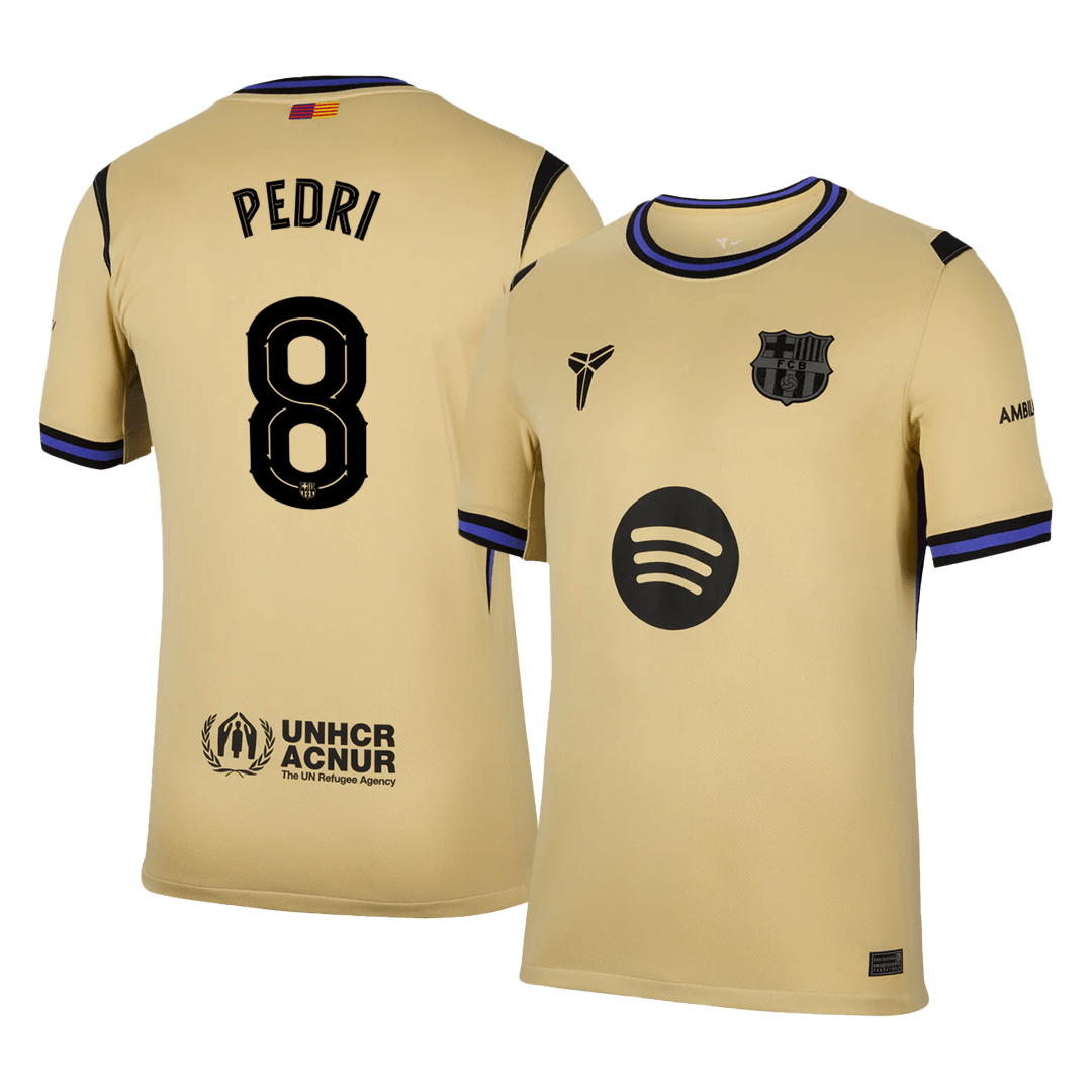 Barcelona Tröja PEDRI #8 2025/26 Borta Gul - UCL