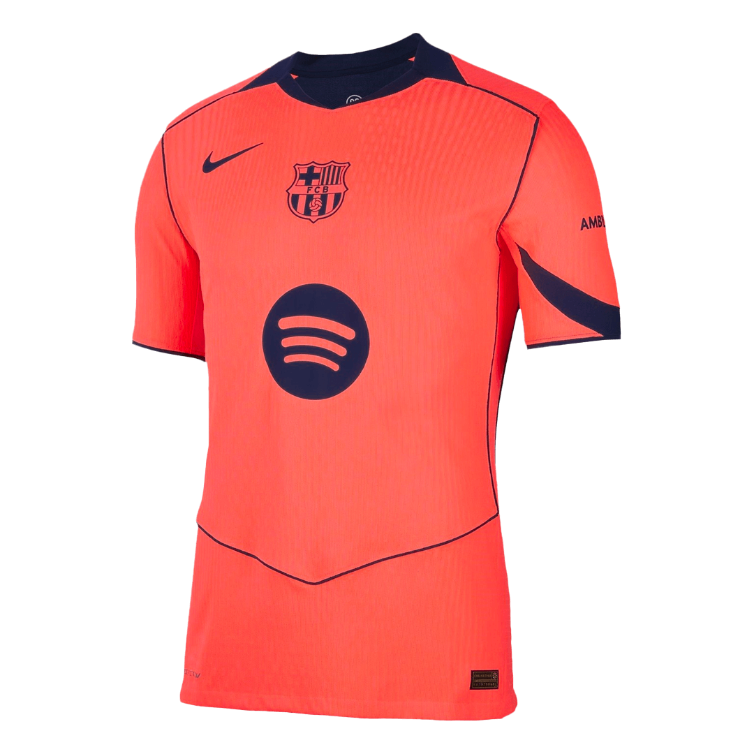 Barcelona Tröja ROONY #19 2025/26 Tredje Autentisk Orange - UCL