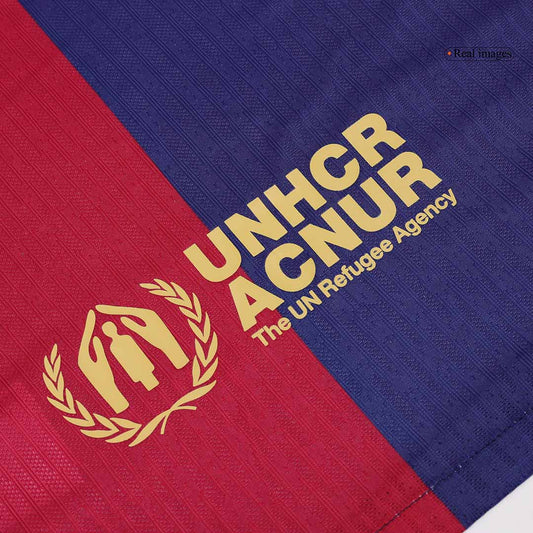 Barcelona Hemma Fotbollströja 2024/25 Autentisk - 125-årsjubileum-1