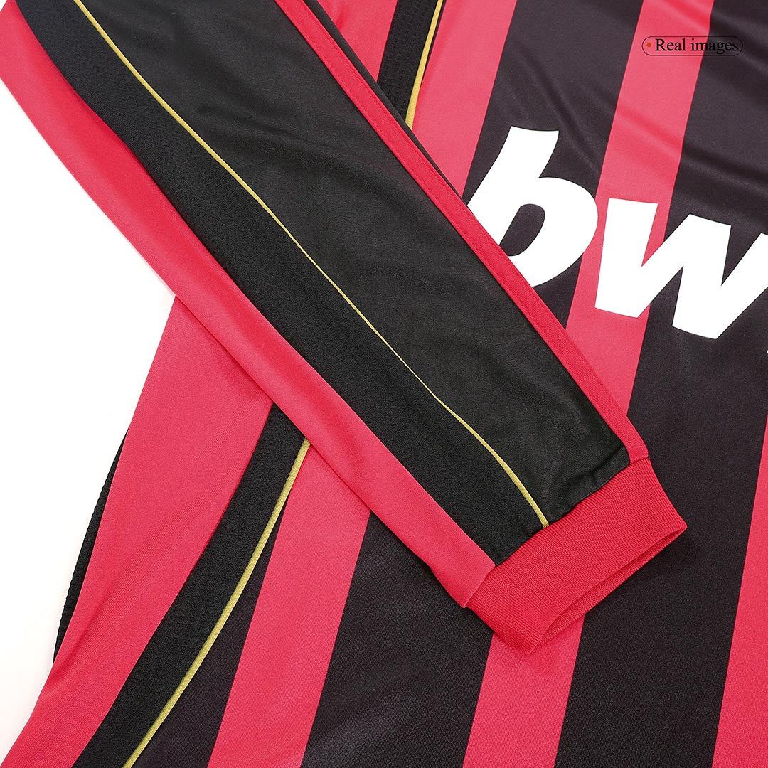 Retro AC Milan Hemma Fotbollströja RONALDO #99 2006/07 långärmad