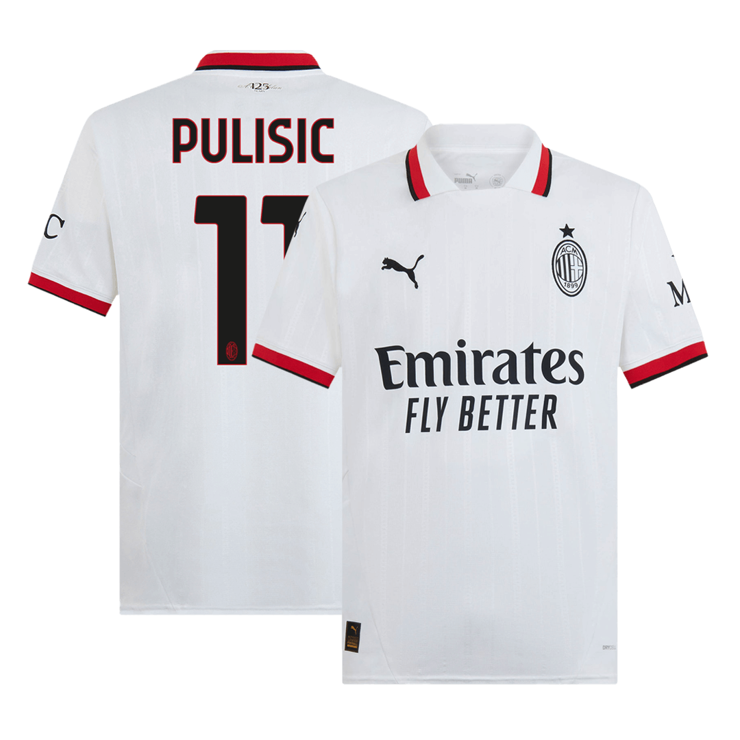 AC Milan Borta Fotbollströja PULISIC #11 2024/25 Premium