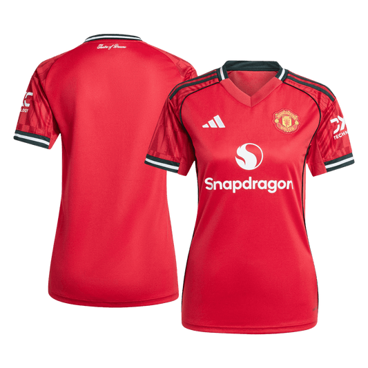 Manchester United Tröja 2025/26 Hemma Röd Dam-1