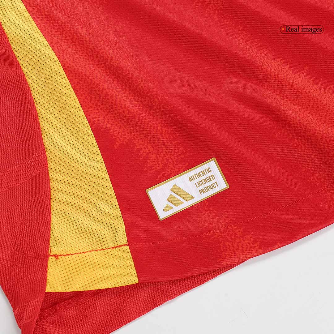 LAMINE YAMAL #19 Spanien Hemma Fotbollströjor Euro 2024 Autentisk