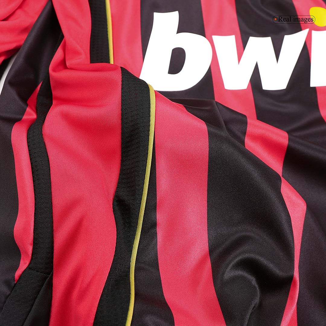 Retro AC Milan Hemma Fotbollströja RONALDO #99 2006/07 långärmad