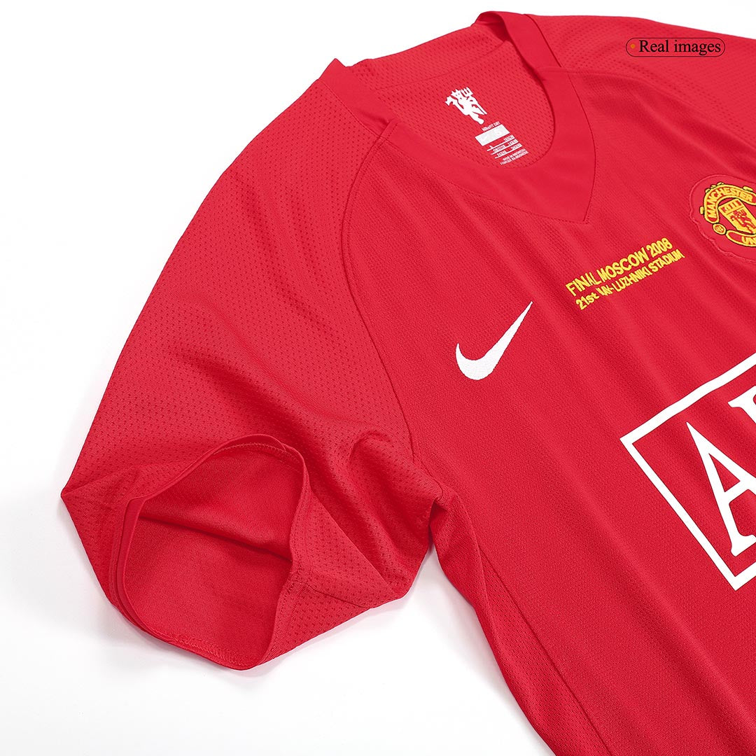 Retro Manchester United Hemma Fotbollströja 2007/08