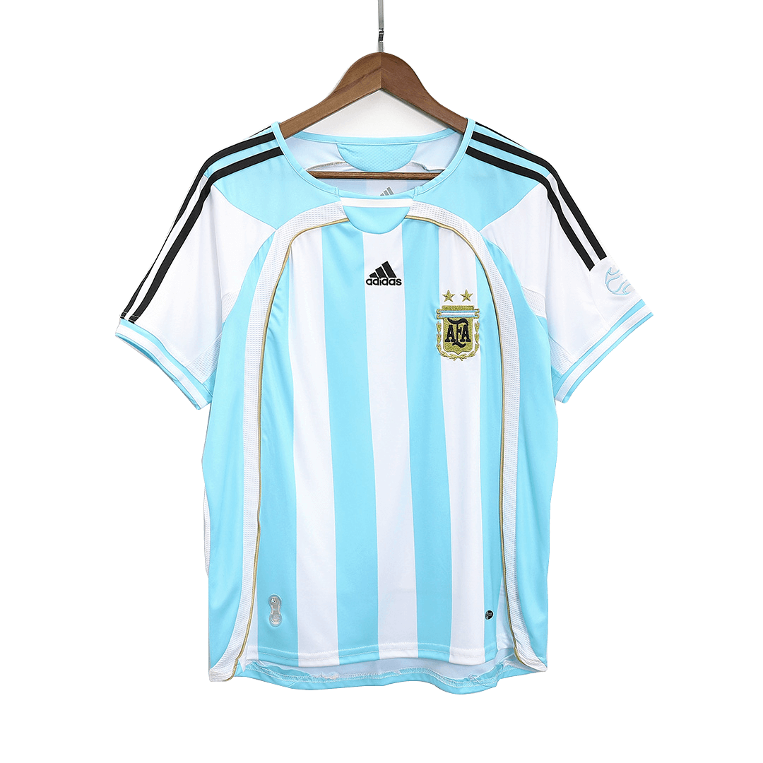 Argentina Hemma Fotbollströjor 2006 Retro