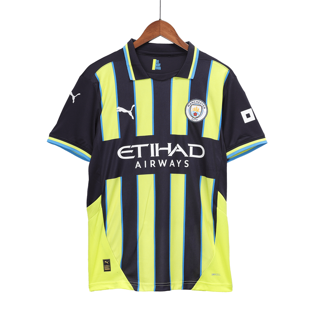 Manchester City Borta Fotbollströja HAALAND #9 2024/25 - UCL