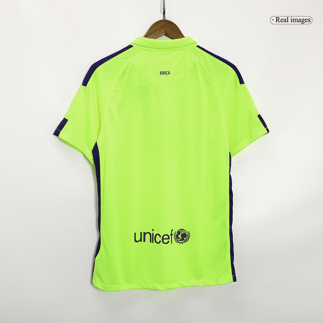 Retro Barcelona Tredjeställ Fotbollströja 2014/15
