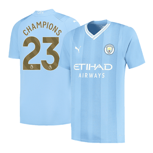 Manchester City Hemma Fotbollströja CHAMPIONS #23 2023/24-1