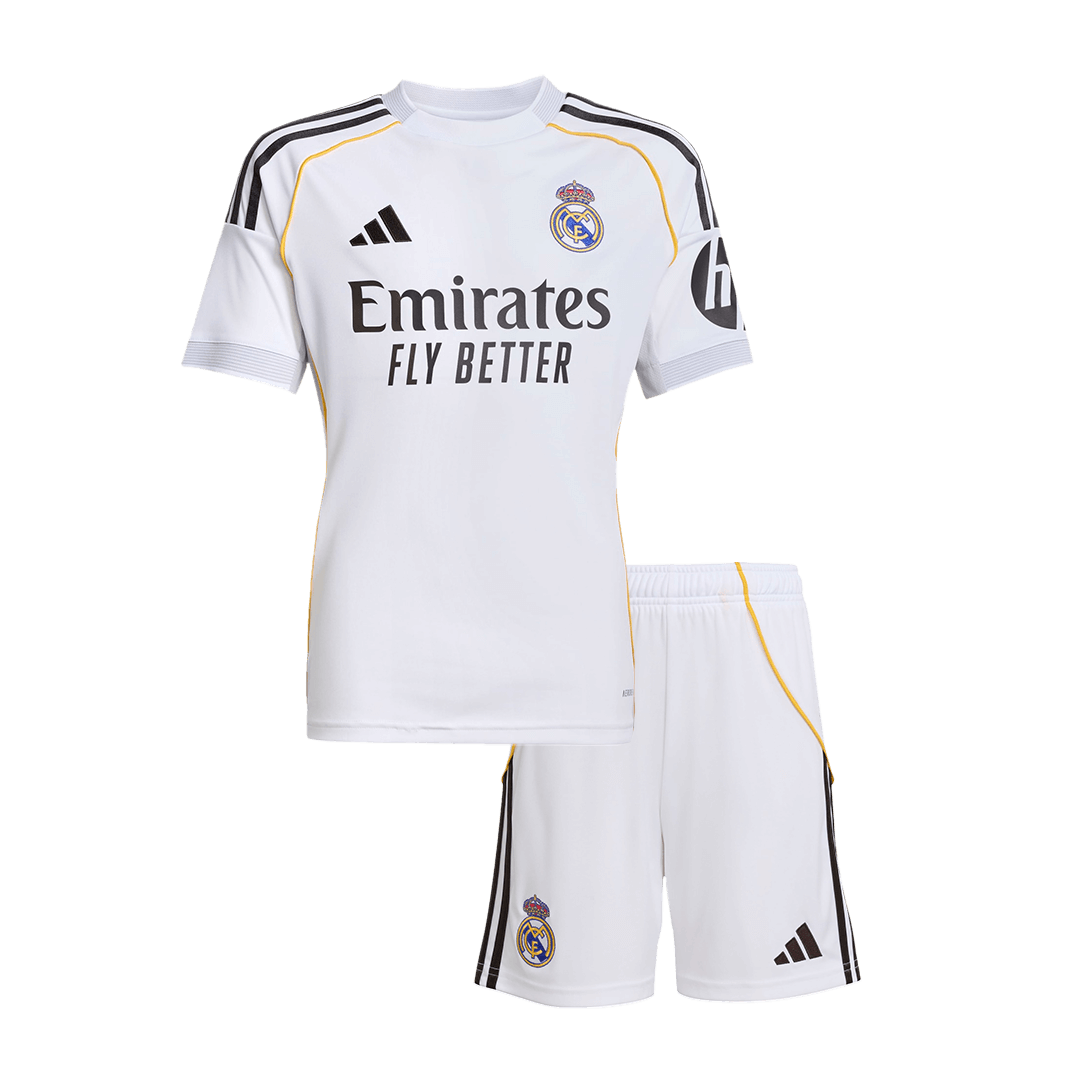 Real Madrid Tröja 2025/26 Hemma
Fotbollssats Barn stora storlekar