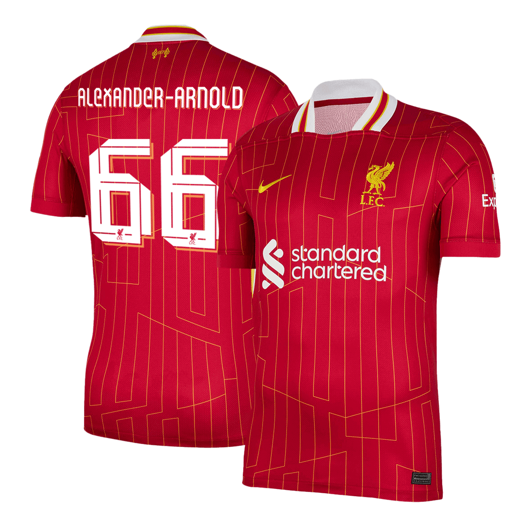 Liverpool Hemma Fotbollströja ALEXANDER-ARNOLD #66 2024/25 Premium - UCL