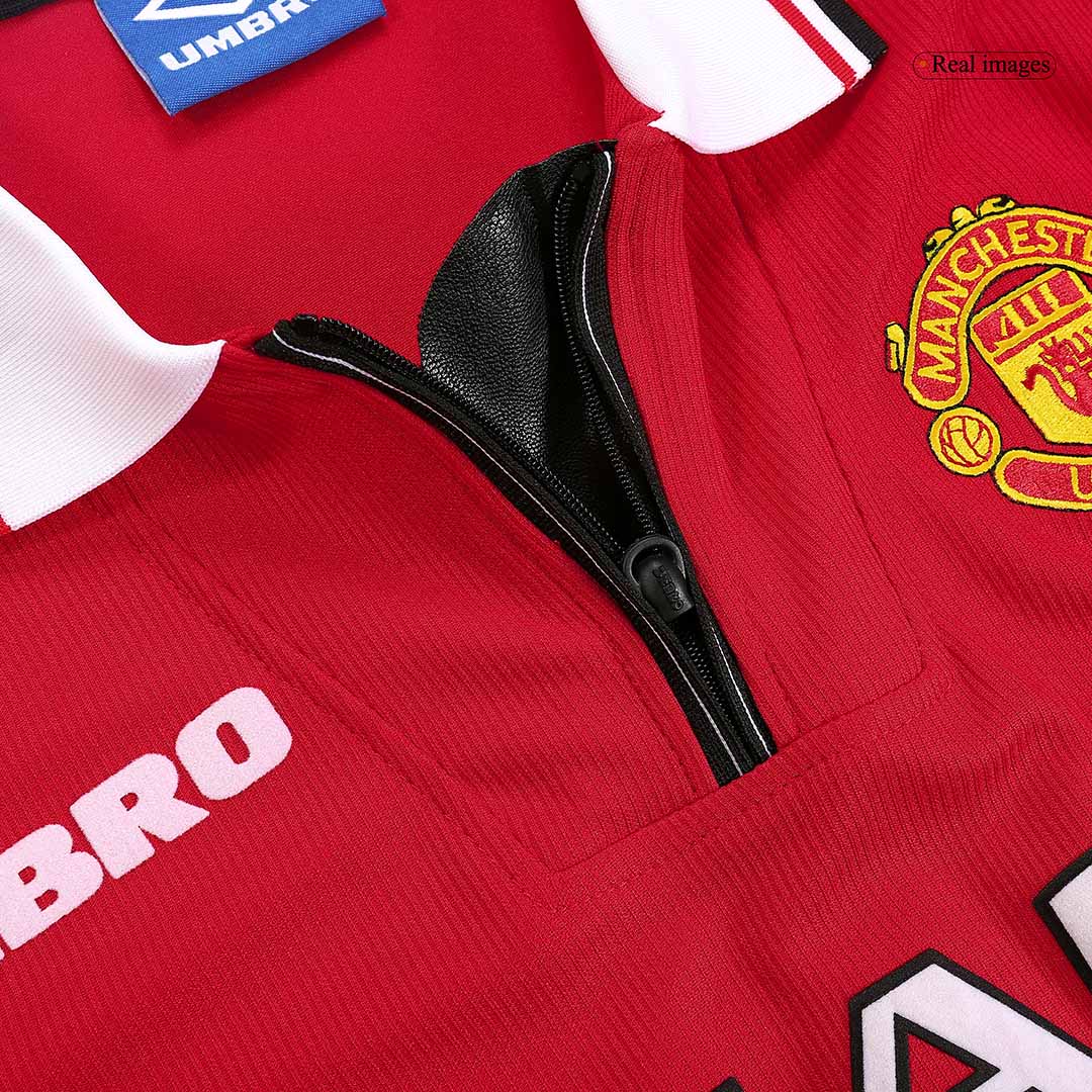 Retro Manchester United Hemma Fotbollströja 98/00