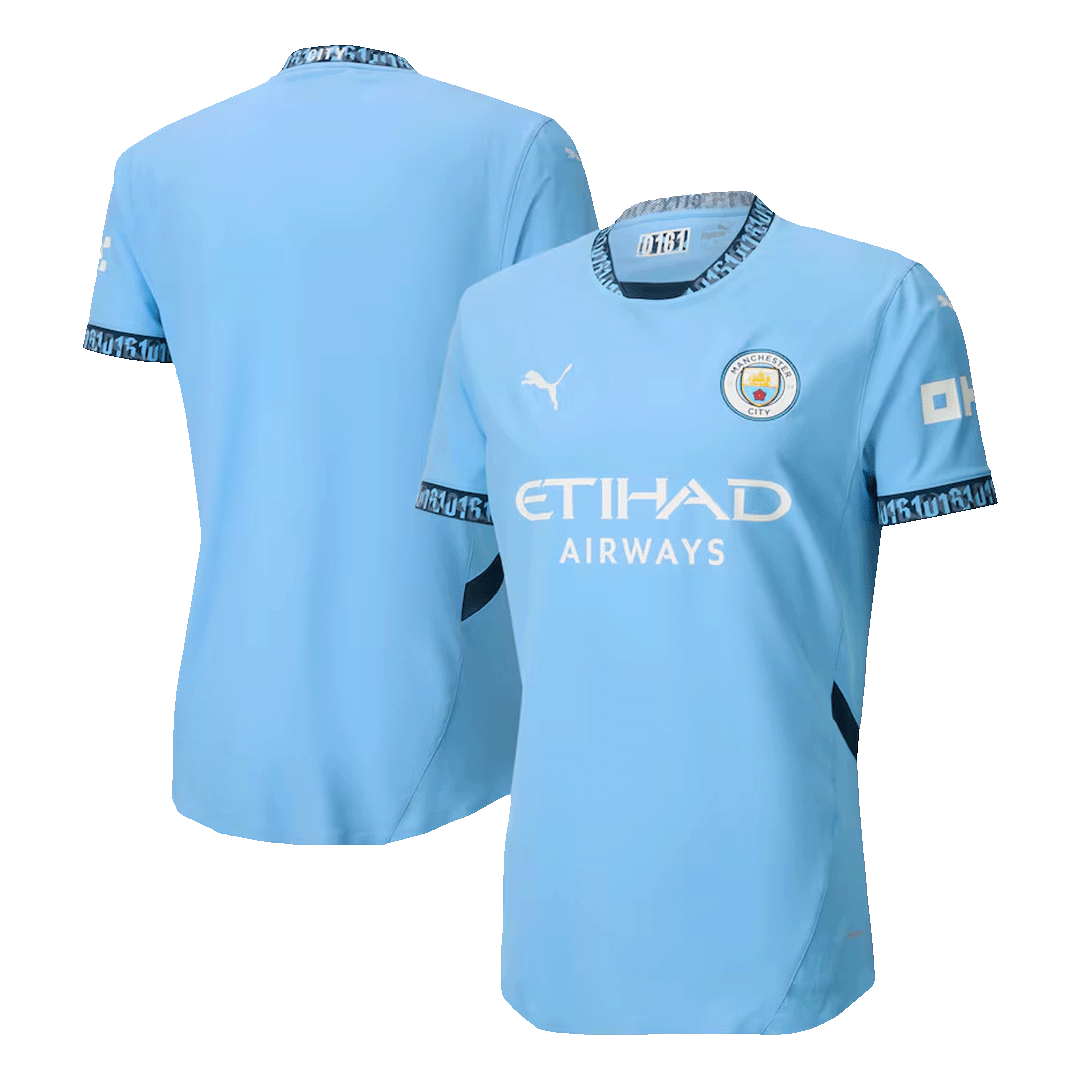 Manchester City Hemma Fotbollströja 2024/25 Autentisk