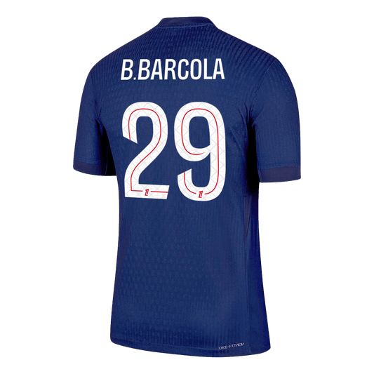 B.BARCOLA #29 PSG Tröja 2025/26 Hemma Autentisk