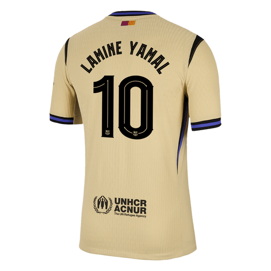 LAMINE YAMAL #10 Barcelona Tröja 2025/26 Borta Autentisk - UCL