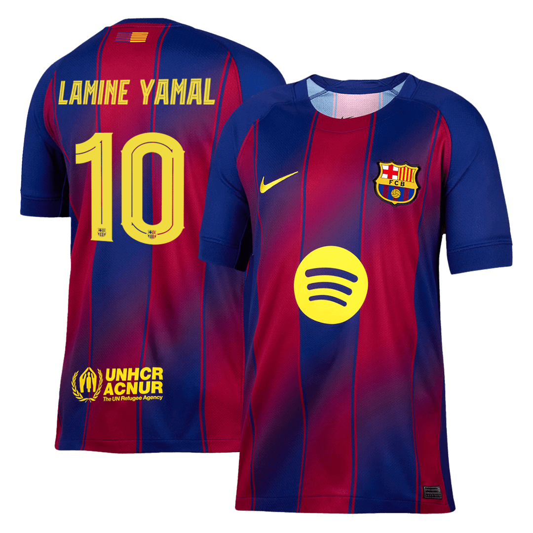 LAMINE YAMAL #10 Barcelona Tröja 2025/26 Hemma - UCL
