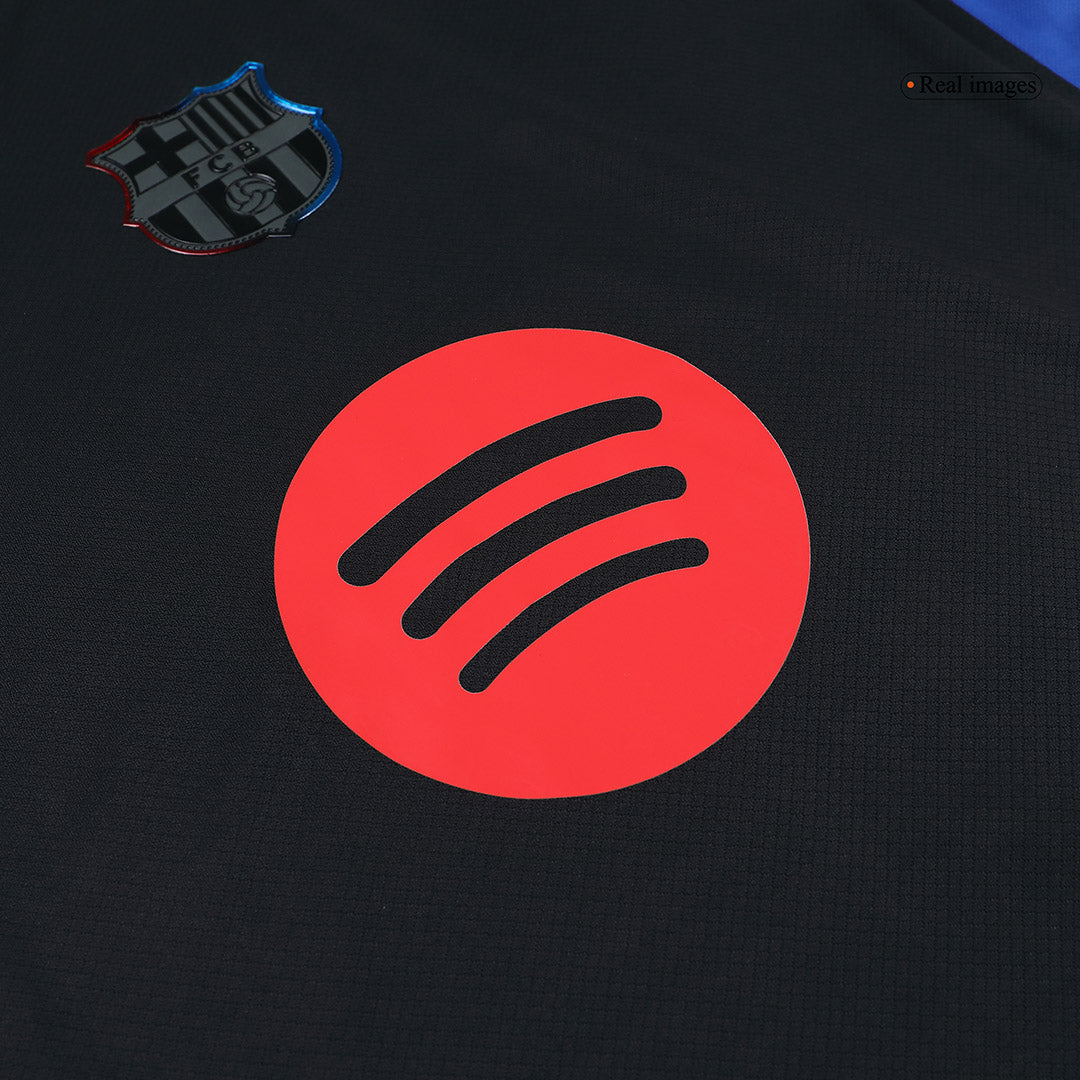 Barcelona Borta Fotbollströja 2024/25 - Spotify-logotyp utan text