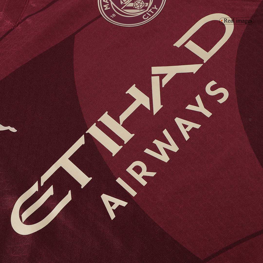 Manchester City Tredjeställ Fotbollströja 2024/25 Autentisk