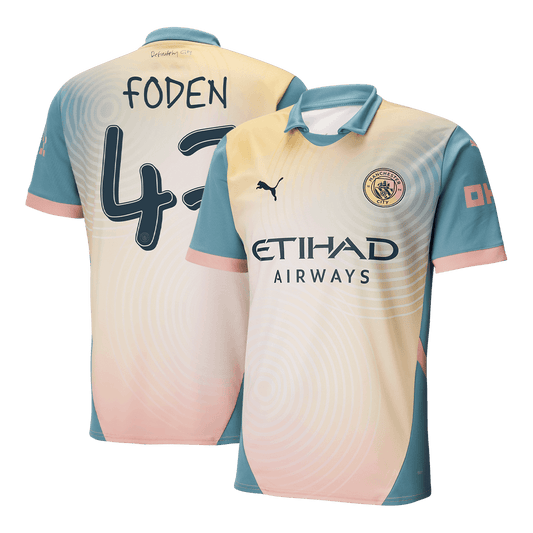 Manchester City Fjärde borta Fotbollströja FODEN #47 2024/25 - Definitely City-1