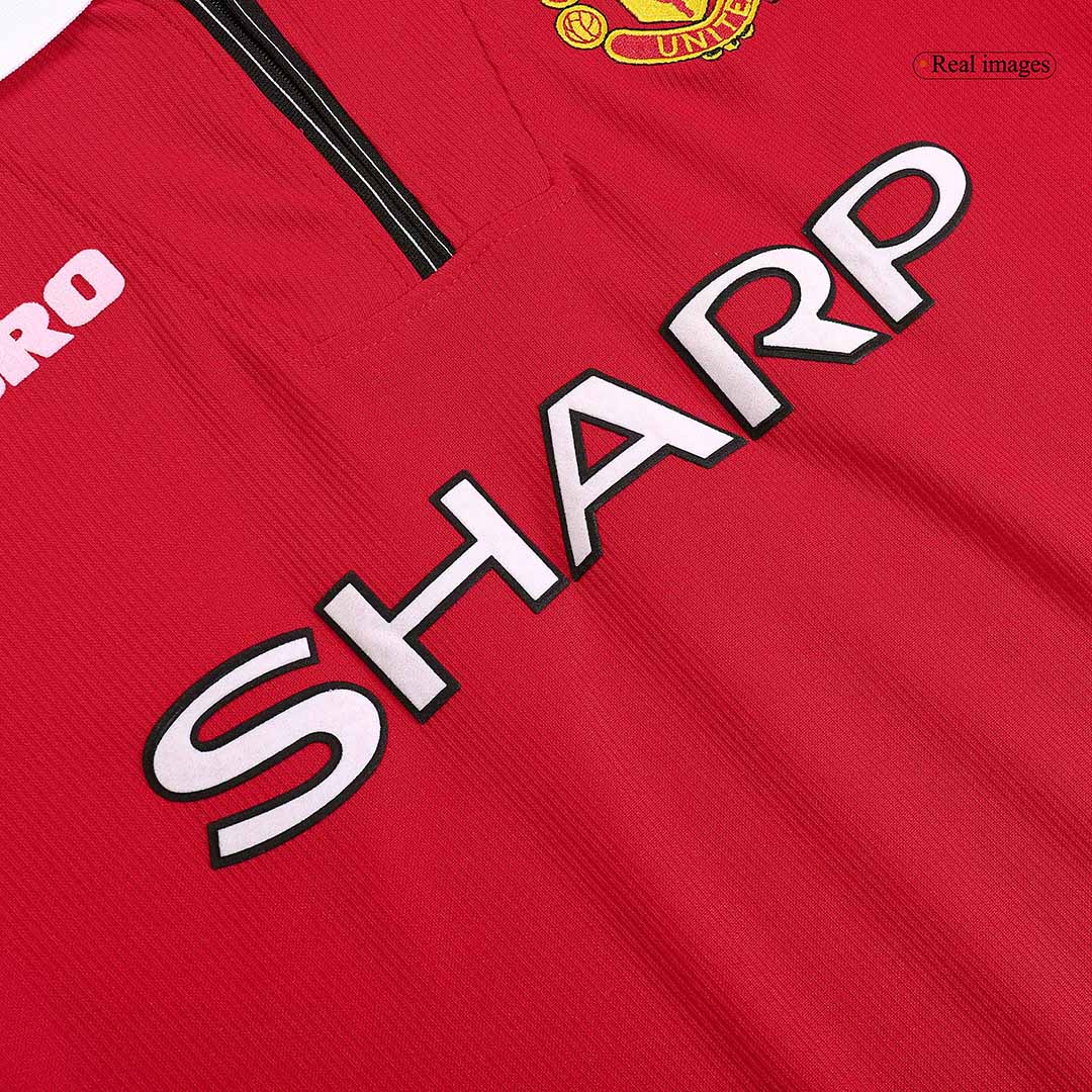 Retro Manchester United Hemma Fotbollströja 98/00
