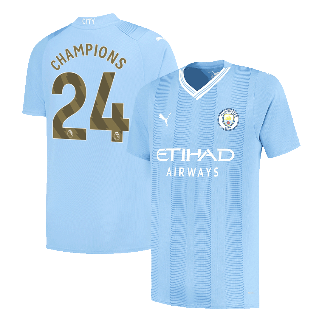 Manchester City Hemma Fotbollströja CHAMPIONS #24 2023/24
