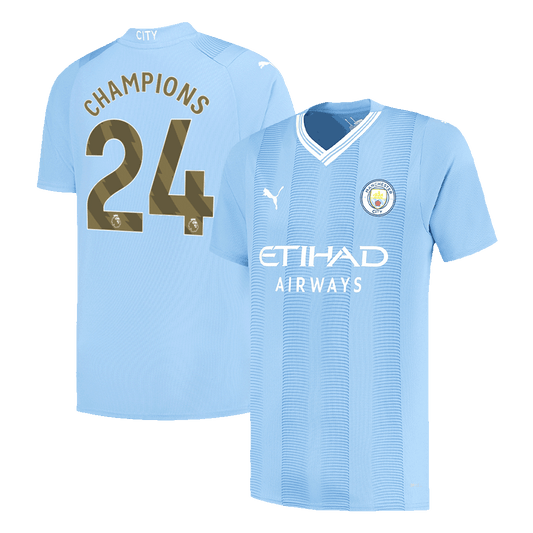 Manchester City Hemma Fotbollströja CHAMPIONS #24 2023/24-1
