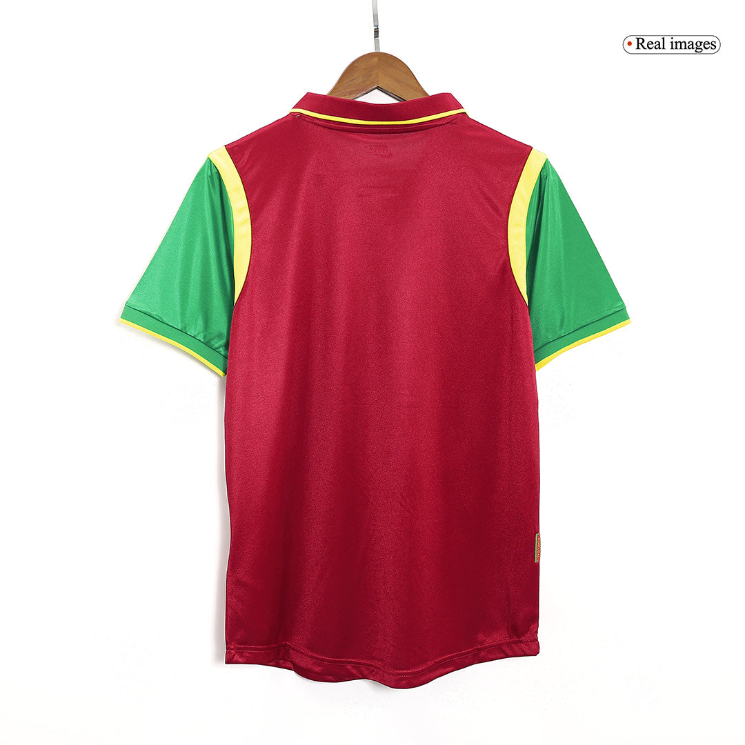 Portugal Hemma Fotbollströjor 1999 Retro