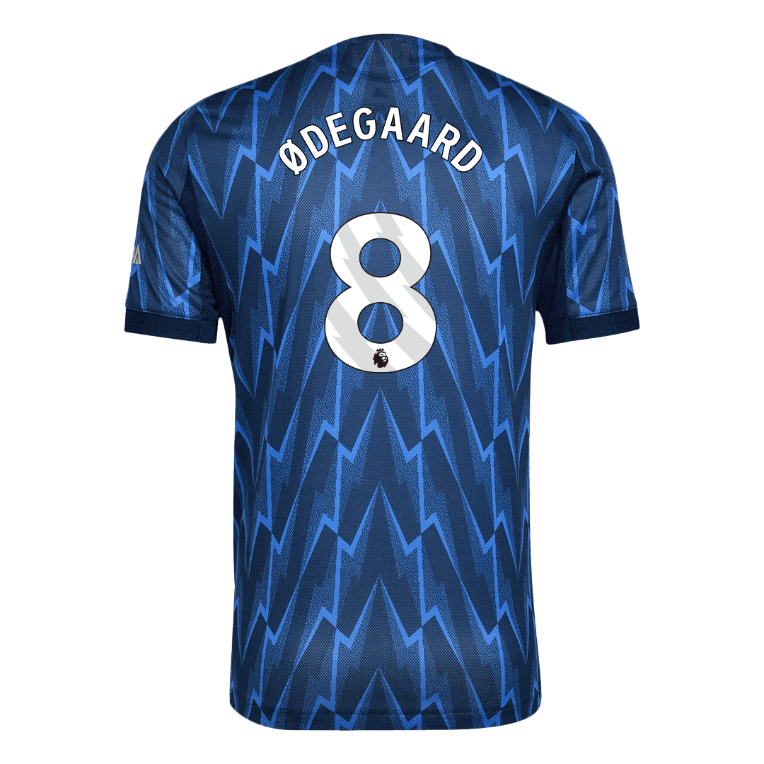 Arsenal Tröja ØDEGAARD #8 2025/26 Borta Autentisk Blå